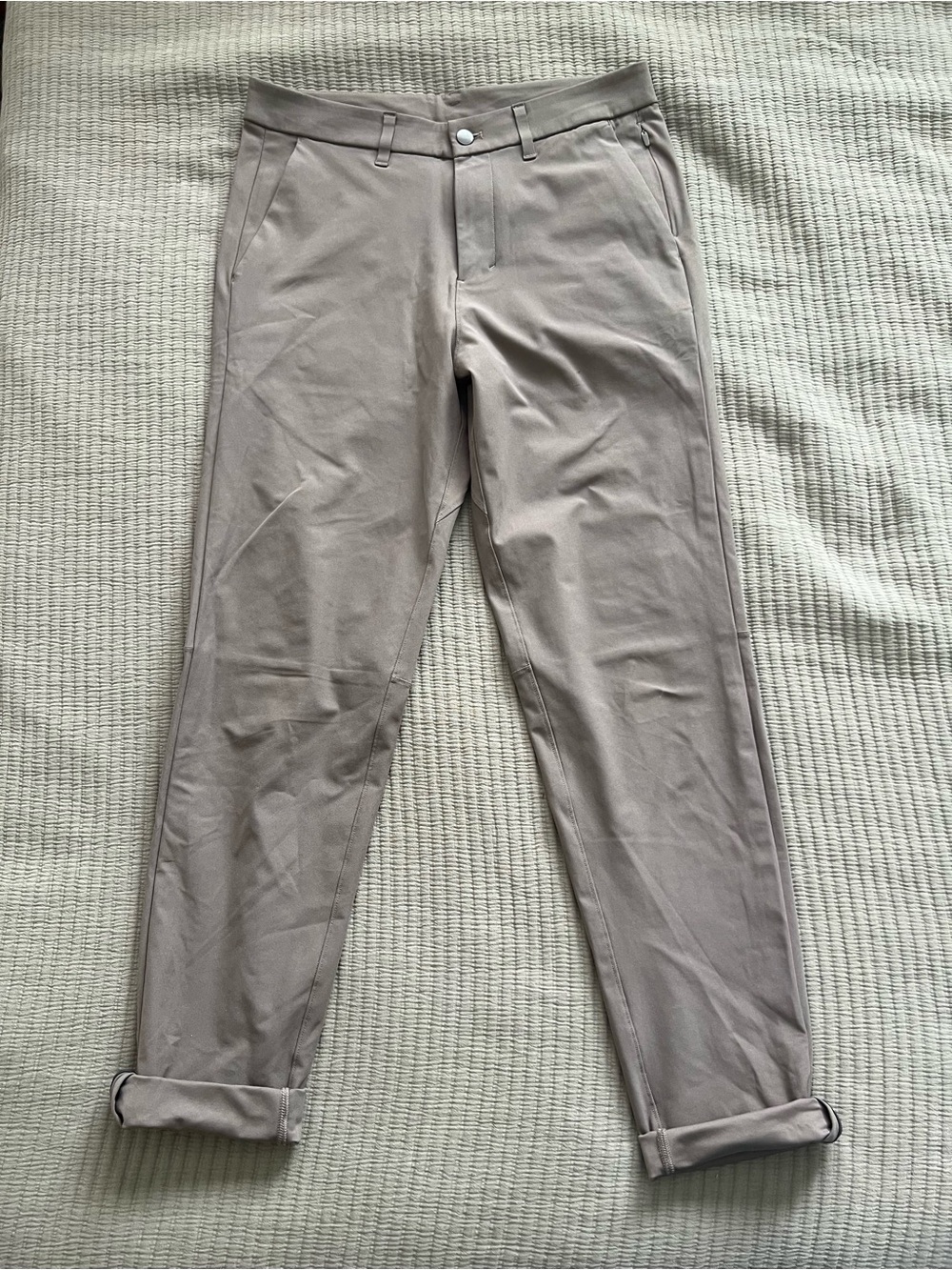 lululemon athletica Men's Taupe/Beige Slim Chino Pants